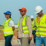 Visite chantiers du Parc agro industriel Adeane